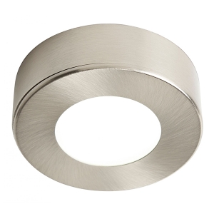 Forum Lighting CUL-35864 Argi Satin Nickel IP44 3W 180Lm 3CCT LED Recessed/Surface Mount Round Under Cabinet Light With Opal Diffuser 240V