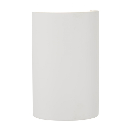 Forum Lighting INL-37221 Osuna White Plaster IP20 Up + Down Cylindrical Wall Light (Can Be Painted) - Requires 1 x 3W G9 LED Lamps 240V