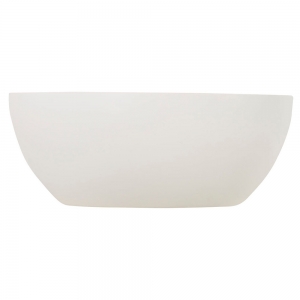 Forum Lighting INL-37223 Rhonda White Plaster IP20 Up + Down Half-Round Wall Light (Can Be Painted) - Requires 1 x 6W Candle SES LED Lamp 240V