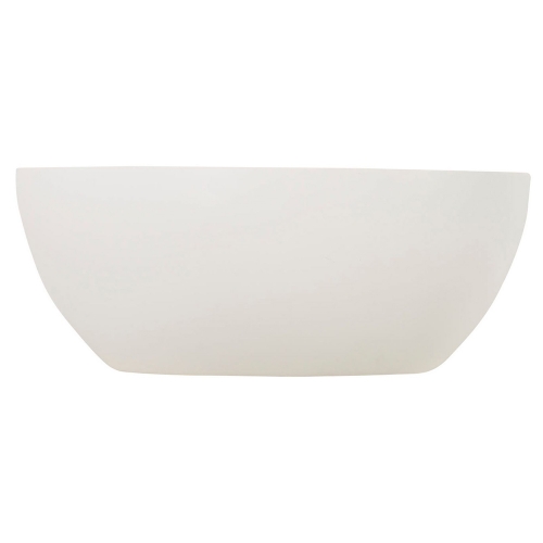 Forum Lighting INL-37223 Rhonda White Plaster IP20 Up + Down Half-Round Wall Light (Can Be Painted) - Requires 1 x 6W Candle SES LED Lamp 240V