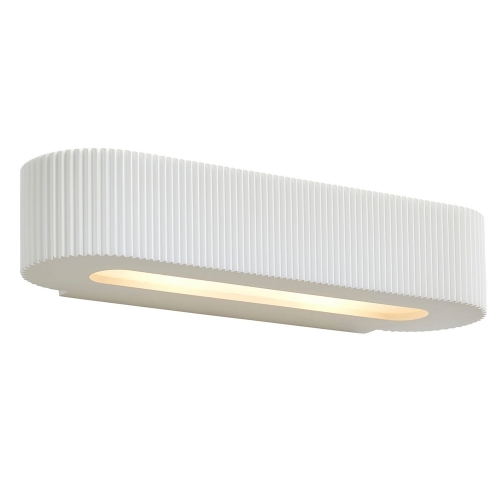 Forum Lighting INL-37226 Getxo White Plaster IP20 Up + Down Wall Light (Can Be Painted) - Requires 2 x 6W Candle SES LED Lamps 240V