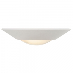 Forum Lighting INL-38609 Telda White Plaster IP20 Wall Uplighter (Can Be Painted) - Requires 1 x 10W GLS ES LED Lamp 240V