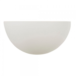Forum Lighting INL-38610 Mao White Plaster IP20 Wall Uplighter (Can Be Painted) - Requires 1 x 10W GLS ES LED Lamp 240V