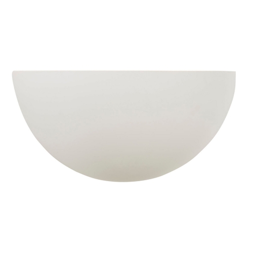 Forum Lighting INL-38610 Mao White Plaster IP20 Wall Uplighter (Can Be Painted) - Requires 1 x 10W GLS ES LED Lamp 240V