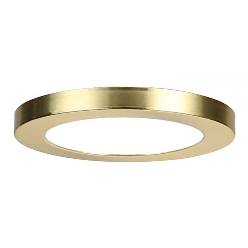Forum Lighting SPA-35715 Tauri Satin Brass 164mm Round Magnetic  Trim Ring For Tauri SPA-35709 Fitting