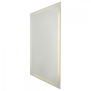 Forum Lighting SPA-44388 Exe Mirrored Glass IP44 36.2W 1217Lm  Illuminated LED Bathroom Mirror Light With Cool White 4000K LEDs, ON/OFF Touch Switch & Demist Pad 240V