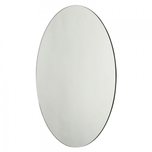 Forum Lighting SPA-44391 Fal Mirrored Glass IP44 36.2W 1308Lm 600mm Round Illuminated LED Bathroom Mirror Light With Cool White 4000K LEDs, ON/OFF Touch Switch & Demist Pad 240V