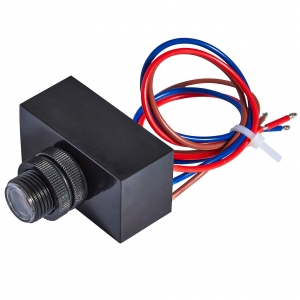 Forum Lighting ZN-38599-BLK Adra Black Miniature Photocell IP65 240V