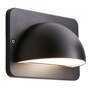 Forum Lighting ZN-38622-BLK Rennes Black IP54 10W 280Lm Rectangular LED Guide Light With Cool White 4000K LEDs 240V Height: 160mm | Width: 160mm | Proj: 27mm