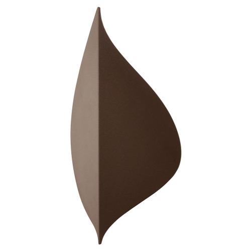 Forum Lighting ZN-43344-RST Alani Rust IP65 9W 400Lm LED Leaf Style Wall Light With Cool White LEDs 240V