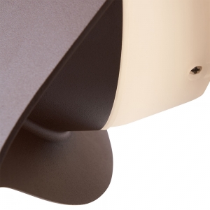 Forum Lighting ZN-43344-RST Alani Rust IP65 9W 400Lm LED Leaf Style Wall Light With Cool White LEDs 240V