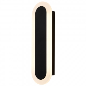 Forum Lighting ZN-44553-BLK Ren Black IP65 10W CCT LED Linear Wall Light 240V Height: 300mm | Width: 90mm | Proj: 45mm