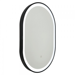 Forum Lighting SPA-45860-BLK Cian Black IP44 20W 560Lm 3CCT Bathroom Mirror Light With Demist Pad & Touch ON/OFF Switch