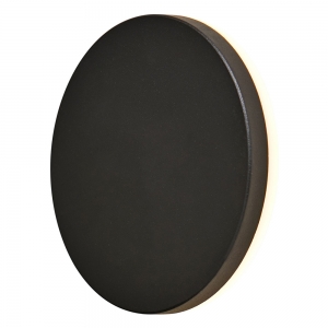 Forum Lighting ZN-46083-ANTH Tetbury Anthracite IP65 9W 518Lm 150mm Round LED Wall Light With Cool White Backlit LEDs