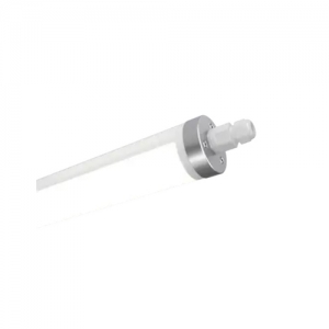 Ansell Lighting AAPE4/1/SM Apex Tubular White Self-Test Emergency 4ft IP69 36W 5760Lm Industrial LED Batten With Cool White 4000K LEDs & PMMA Opal Diffuser