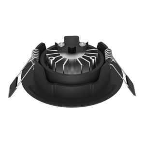 Ansell Lighting ABEA/1/B Beacon Black IP20 2.5W 250Lm Adjustable Non-Maintained LED Emergency Downlight With Daylight White 5000K LEDs &  LiFePO4 Battery Pack