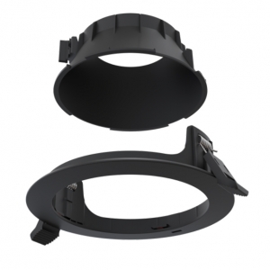 Ansell Lighting ACOM0/TR/B/1 Comfort EVO Black Reflector & Trim For ACOM0/1 Downlight