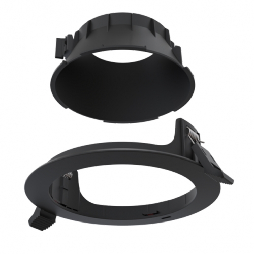 Ansell Lighting ACOM0/TR/B/1 Comfort EVO Black Reflector & Trim For ACOM0/1 Downlight