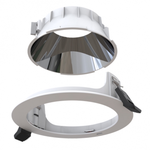 Ansell Lighting ACOM0/TR/P/1 Comfort EVO Polished Chrome Reflector & Trim For ACOM0/1 Downlight