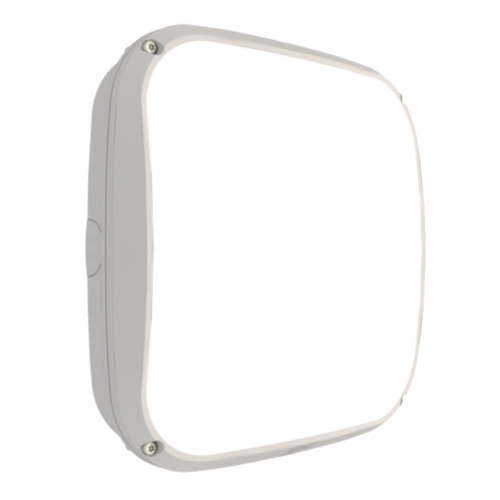 Ansell Lighting ACUB/1/WH Cubba White IP66 13W-23W 1750-3200Lm Wattage & 2CCT Selectable LED Wall Light With Opal Diffuser