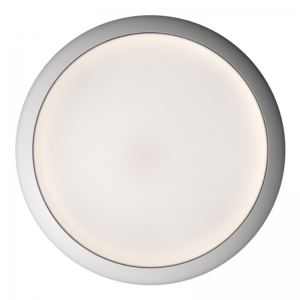 Ansell Lighting ADIS2/2/MWS/SM3 Disco Evo 2 White Self-Test Emergency IP65 8W-16W 1200-2300Lm 325mm Wattage & 3CCT Selectable LED Bulkhead With Microwave Sensor Corridor Function & Opal Diffuser