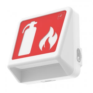 Ansell Lighting AFPR/1/W Falcon Protect White IP20 2W Self-Test LED Emergency Wall Light With Interchangeable Legends