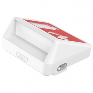 Ansell Lighting AFPR/1/W Falcon Protect White IP20 2W Self-Test LED Emergency Wall Light With Interchangeable Legends