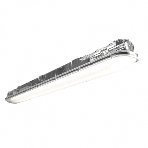 Ansell Lighting ATORP4/1 Tornado PRO Clear IP65 4ft 22W 4400Lm LED LED Anti-Corrosive Batten With Opal Diffuser