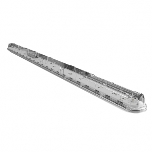 Ansell Lighting ATORP6/1 Tornado PRO Clear IP65 6ft 40W 8000Lm LED LED Anti-Corrosive Batten With Opal Diffuser