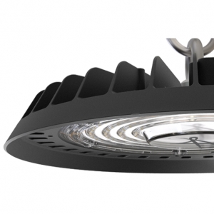Ansell Lighting AZLE1/2 Z LED ECO Black IP66 75-125W 9750-16250Lm 330mm Round Wattage & 3CCT Selectable LED High Bay With Cool White LEDs