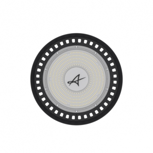 Ansell Lighting AZLE2/2 Z LED ECO Black IP66 150-200W 19500-26000Lm 354mm Round Wattage & 3CCT Selectable LED High Bay With Cool White LEDs