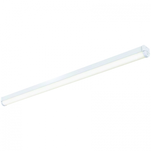 Ansell Lighting ANOU6/3/SM3 NouLine White Self-Test Emergency IP20 6ft 28-47W 4900-6900Lm Wattage & 3CCT Selectable LED Batten With Opal Diffuser