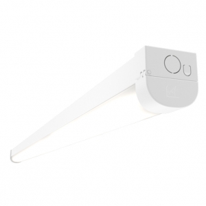 Ansell Lighting ANOU6/3/SM3 NouLine White Self-Test Emergency IP20 6ft 28-47W 4900-6900Lm Wattage & 3CCT Selectable LED Batten With Opal Diffuser