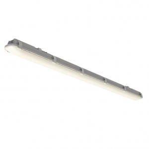 Ansell Lighting ATORE5/2/SM3 Tornado EVO CCT Grey Self-Test Emergency IP66 5ft 30-60W 4600-8600Lm Wattage & 3CCT Selectable LED Anti-Corrosive Batten With Opal Diffuser