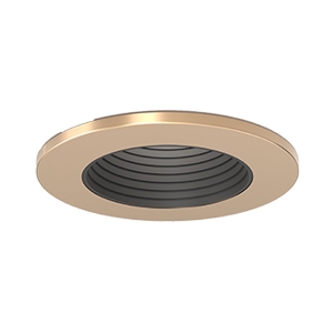 Ansell Lighting APRIPXMBZ/AG/ABB Prism Pro XM AG Antique Brass/Black 88mm Anti-Glare Bezel For APRIPAGXM/1
