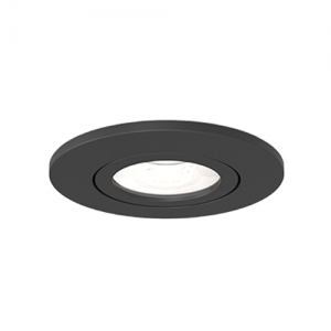 Ansell Lighting APRIPGXMBZ/BK Prism Pro XM Matt Black 88mm Round Adjustable Bezel For APRIPGXM/1