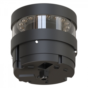 Ansell Lighting AAVIO/1/BK/PIR Avio Black IP66 6W-24W 570-2200Lm 930mm Wattage & 2CCT Selectable LED Bollard With PIR & Lensed Optic