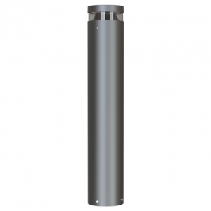 Ansell Lighting AAVIO/1/SG Avio Silver Grey IP66 6W-24W 570-2200Lm 930mm Wattage & 2CCT Selectable LED Bollard With Lensed Optic