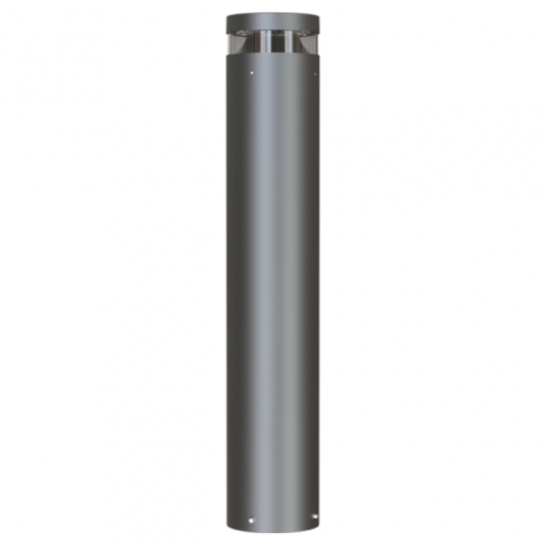 Ansell Lighting AAVIO/1/SG Avio Silver Grey IP66 6W-24W 570-2200Lm 930mm Wattage & 2CCT Selectable LED Bollard With Lensed Optic