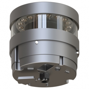 Ansell Lighting AAVIO/1/SG Avio Silver Grey IP66 6W-24W 570-2200Lm 930mm Wattage & 2CCT Selectable LED Bollard With Lensed Optic