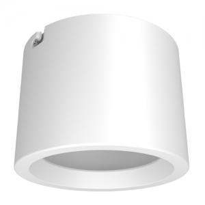 Ansell Lighting ACOM2/1/SMF/W/SM3 Comfort EVO 2 White Self-Test Emergency IP20 17W-21W 180mm Round Wattage & 2CCT Selectable Surface Mount LED Commercial Downlight