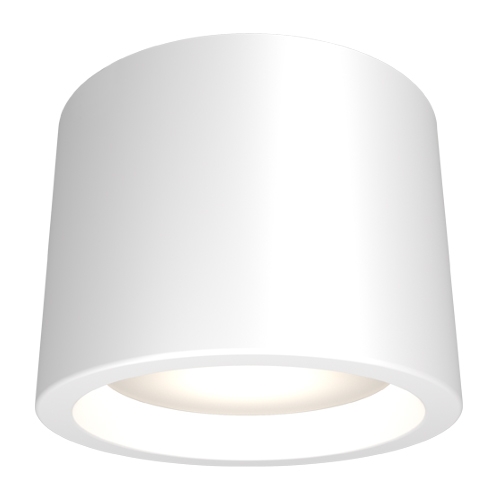 Ansell Lighting ACOM2/1/SMF/W Comfort EVO 2 White IP20 17W-21W 180mm Round Wattage & 2CCT Selectable Surface Mount LED Commercial Downlight