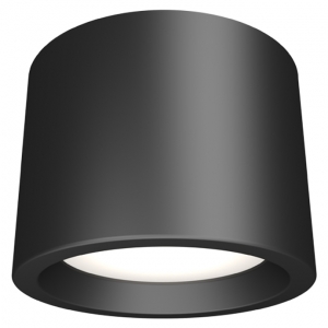 Ansell Lighting ACOM2/1/SMF/B/SM3 Comfort EVO 2 Black Self-Test Emergency IP20 17W-21W 180mm Round Wattage & 2CCT Selectable Surface Mount LED Commercial Downlight