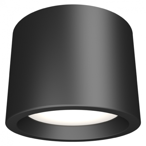 Ansell Lighting ACOM2/1/SMF/B/SM3 Comfort EVO 2 Black Self-Test Emergency IP20 17W-21W 180mm Round Wattage & 2CCT Selectable Surface Mount LED Commercial Downlight