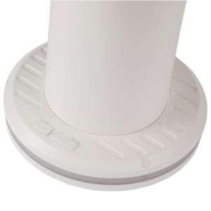 Ansell Lighting AHALO1/WH/1 Halo Highbay 1 White IP44 10W/25W 1200-3000Lm 331mm Round Wattage & 2CCT Selectable LED Decorative High Bay With Halo Ring