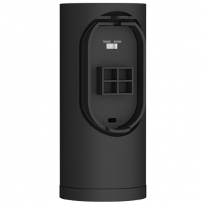 Ansell Lighting AREFS/BD/PIR/B/1 Reef S Black IP65 10W 700Lm 65mm Round Up-And-Down 2CCT Selectable LED Tubular Wall Light With PIR & 2 Interchangeable Gobo Inserts
