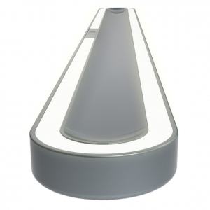 Ansell Lighting AREVH1/1/SI/WW Reveal H Silver IP20 6.2W 290Lm 12V 450mm LED Undercabinet Light With Warm White 3000K LEDs