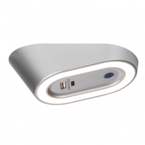 Ansell Lighting AREVP/1/SI/CW Reveal P Silver IP20 2.5W 85Lm 12V LED Colour Selectable LED Undercabinet Light With Cool White 4000K LEDs - Requires Driver