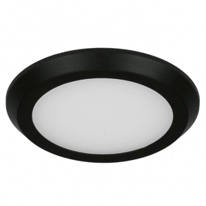 Ansell Lighting AREVR/1/BK/WW/KIT Reveal R Black (Pack Of 3) IP20 1.8W 110Lm 12V 120mm Round LED Colour Selectable LED Undercabinet Light With Warm White 3000K LEDs - Requires Driver
