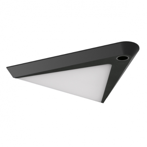 Ansell Lighting AREVT/1/BK/WW Reveal T Black IP20 3.5W 200Lm 12V LED Colour Selectable LED Undercabinet Light With Warm White 3000K LEDs - Requires Driver